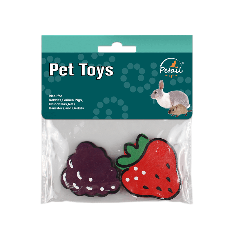 Fruit-shaped small animal chewing toy 