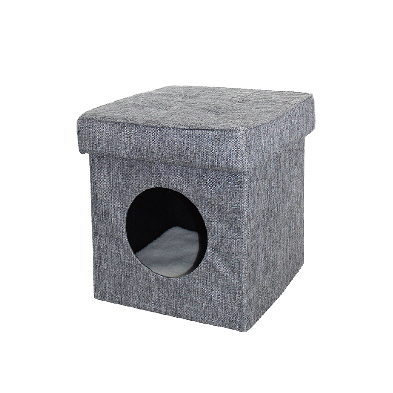 Foldable cat house & storage box