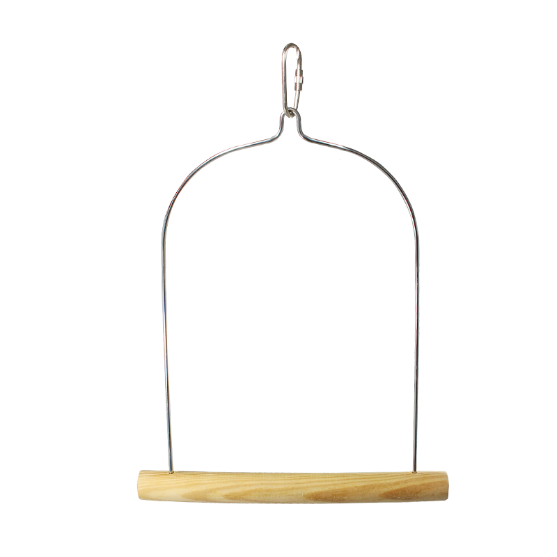 Small Wooden Bird Swing 
