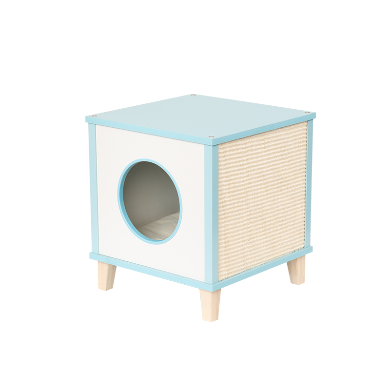 Petail Cat Furniture Magic Box Blue Neptune 