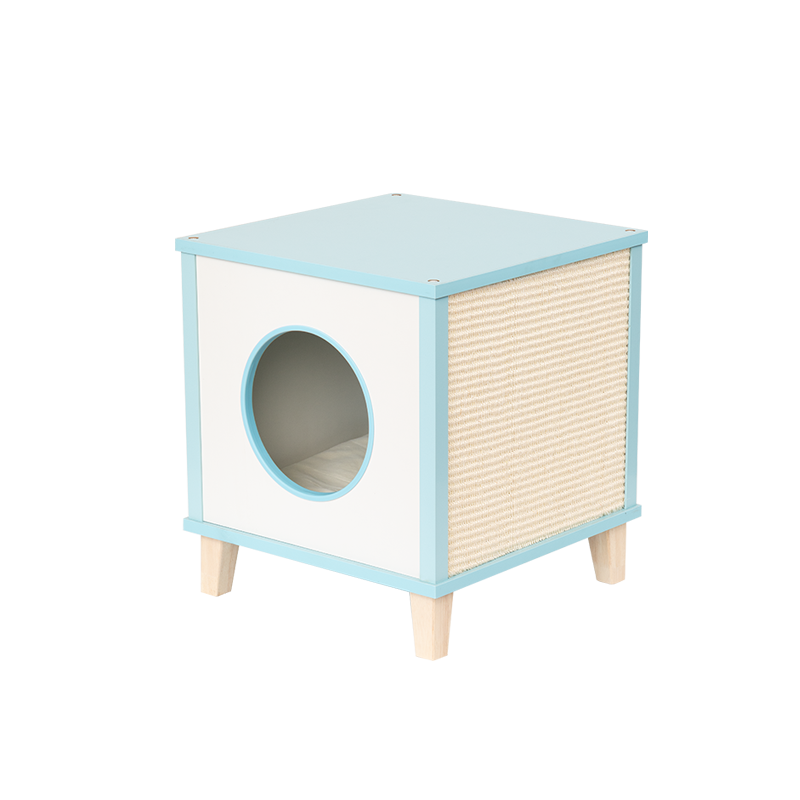 Petail Cat Furniture Magic Box Blue Neptune 