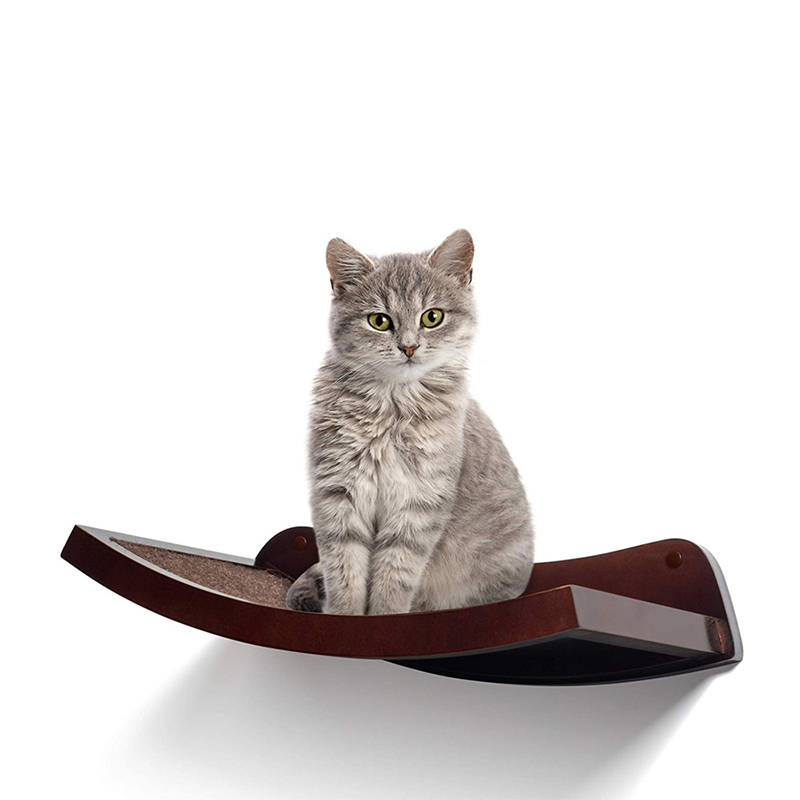 Bend Shape on Wall Cat Bed 