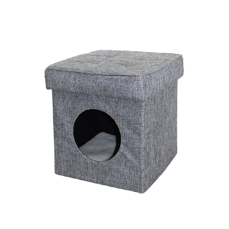Foldable cat house & storage box