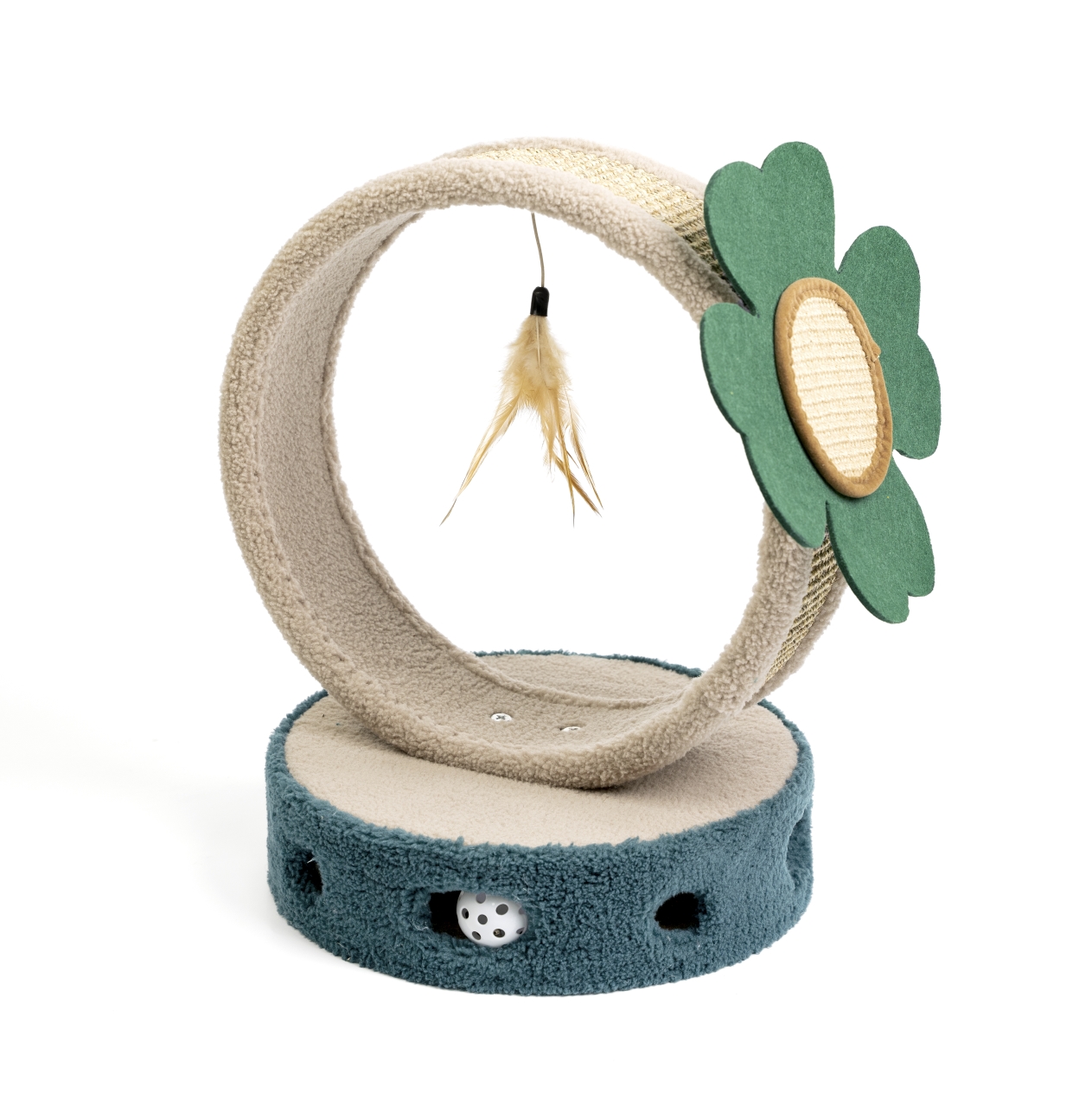 Spring Circus Cat Scratcher with Playbox